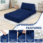 Folding Sofa Bed, Convertible Sleeper Chair - Image 6