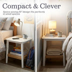 Alaterre Furniture Calais 2-Tier Small End Table - Image 6