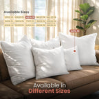 Utopia Bedding 14x14 Pillow Inserts, 2 Pack | Indoor cushion inserts - Image 6