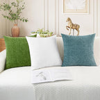 CaliTime Decorative Couch Throw Pillow Covers 20 X 12 Inches True White | Pack - Image 5