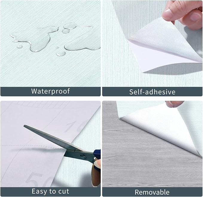 Grasscloth Peel and Stick Wallpaper - Image 9