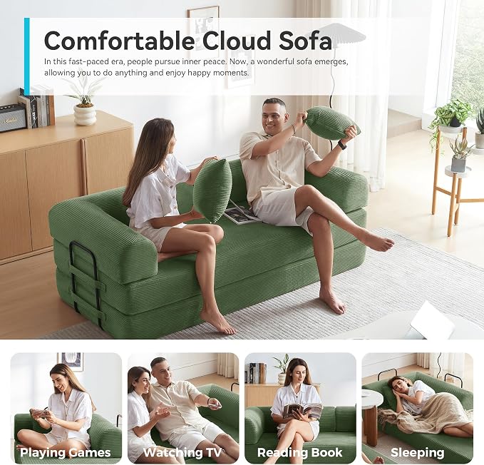 Convertible Floor Sofa Bed - Image 8