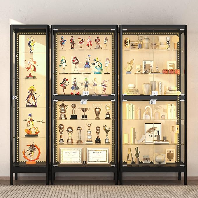 6-Tier Glass Display Cabinet - Image 6