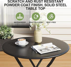 Bistro Table and Chairs Set of 2, 3 Piece Outdoor/Indoor Folding Patio Bistro - Image 6