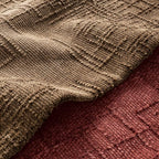 MIULEE Chenille Textured Fall Throw Pillow Covers Toffee 20x20 Set of 2 | - Image 2