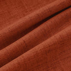 MIULEE Fall 100% Blackout Linen Curtains 42 x 63 Inch Burnt Orange 2 Panels | - Image 9