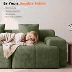 83.5" Boneless Loveseat Couch, Cloud Comfy Couches - Image 6