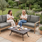 8Pcs Patio Cushion Covers Stretch Outdoor Furniture Protector Slipcovers | - Image 2