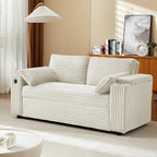 hansones 68.11" Corduroy Sleeper Chair Bed - Image 6