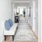 2'6 x 10' Runner Rug Non Slip, Washable Kitchen Rugs, Living Room, Long Rug - Image 3