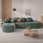 114 Inch Boneless Couches for Living Room, Modern Modular Sectional Sofa - Image 7