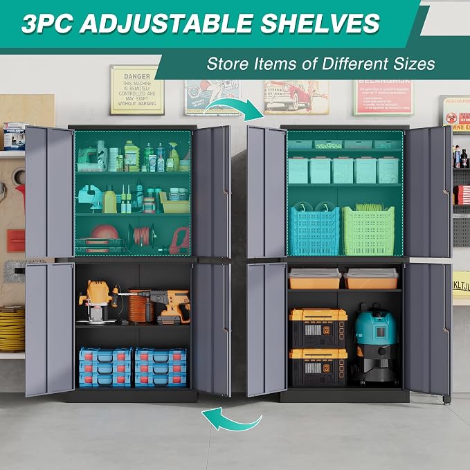 SISESOL Metal Storage Cabinets - Image 4
