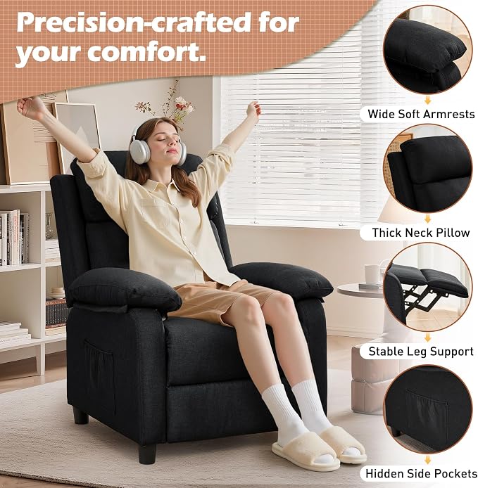 Korser Recliner Chair, Living Room Chairs - Image 5