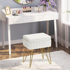 Greenstell Vanity Stool Chair Faux Fur - Image 2