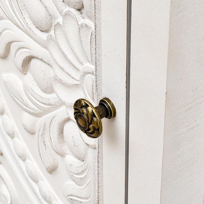 eHemco Ornate Floral Carved End Table - Image 6