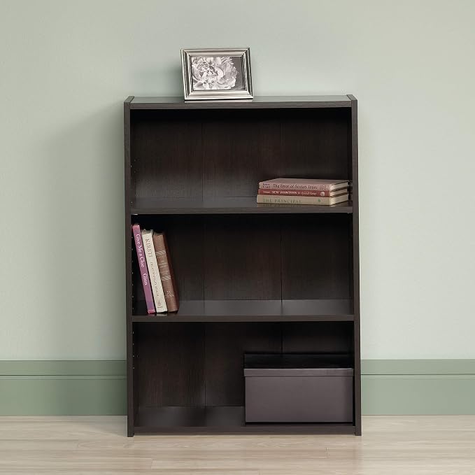 Sauder Beginnings 3-Shelf Bookcase, Bookshelf - Image 2
