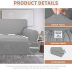 Easy-Going Waterproof Loveseat Couch Cover Stretch Jacquard Sofa Cover | Dual - Image 4