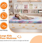 MeMoreCool Glow Rainbow Unicorn Tri-fold Sofa Bed - Image 4