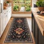 RELEANY Washable Area Rug, Runner 2'x6', Water Repellent, Pet Friendly by RELEANY