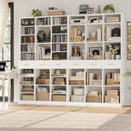 HOSTACK 75" Tall Book Shelf and Bookcase, Modern 9 Tier Bookcase - Image 4