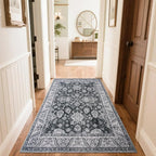 Washable Runner Rug, 2x6Ft Floral Runners - Image 7