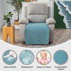 Genina Waterproof Recliner Chair Covers, Recliner Cover - Image 2