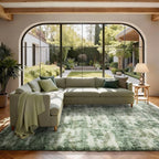 Ophanie 8x10 Green and White Area Rugs - Image 5