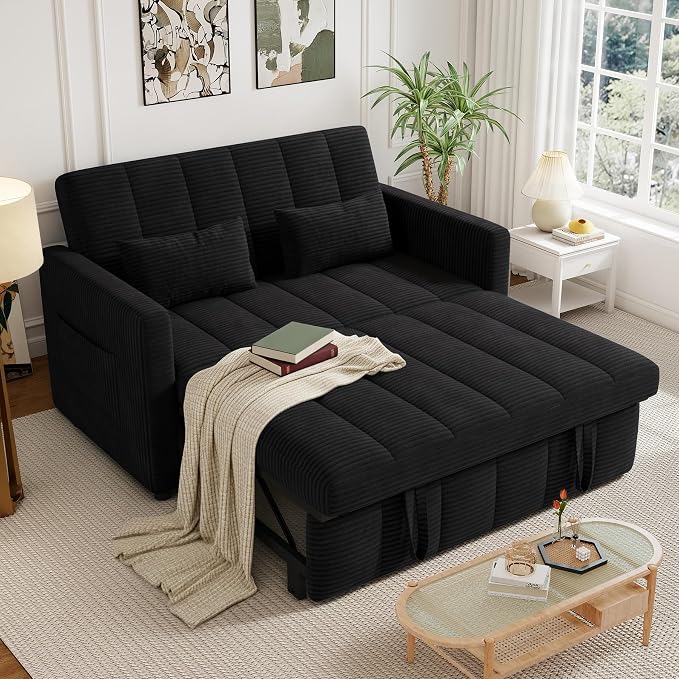 Nebuaegis Sleeper Sofa Bed, 3-in-1 Convertible Pull Out Couch by Nebuaegis