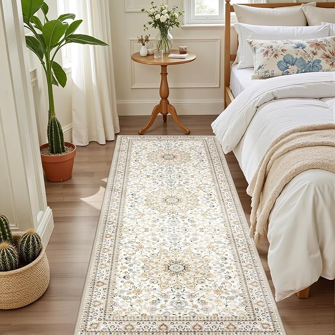 Hallway Runner Rug: 2.6x8 Kitchen Boho Rugs - Image 3