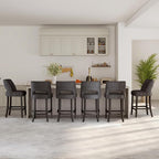 VKNOW Bar Stools Set of 6, Modern Counter Stools - Image 8