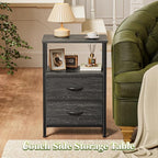 Huuger Night Stand Set of 2, Nightstand - Image 6