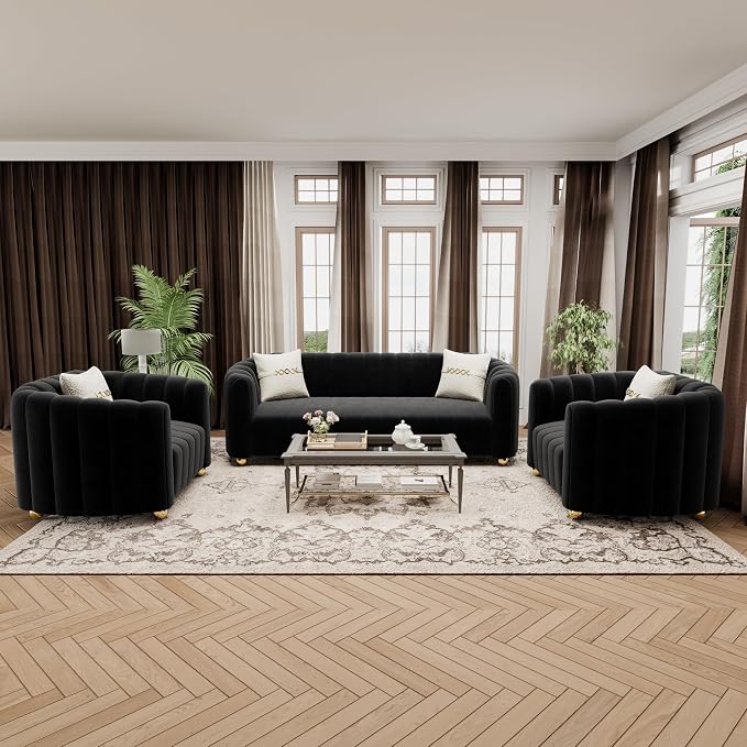 42" Velvet Sofa Chair for Living Room, Modern Single Sofa - Image 9