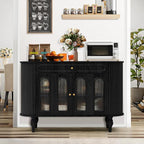 XUZENEST 47'' Fluted Sideboard Buffer Cabinet - Image 3