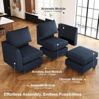 Belffin Convertible Sectional Sofa - Image 7