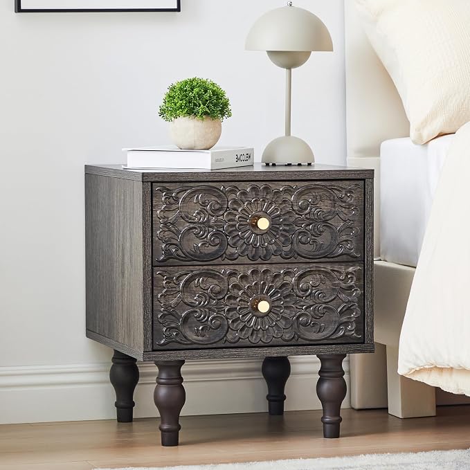 Nightstand, Farmhouse Bedside Table - Image 2