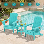 SERWALL Adirondack Chair with Cup Holders - Image 7