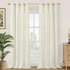 YoungsTex Linen Curtains 80 Inches Length by YoungsTex