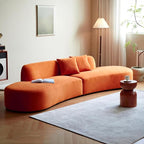 Container Furniture Direct 132" Curved Sofa - Image 4