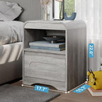 5 Piece Bedroom Sets, Modern Dresser and Nightstand Sets & Bookshelf - Image 9