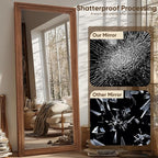 Full Length Mirror, Oversized Stand Up Mirrors Large Wall Mirrors, Wall Mounted - Image 4