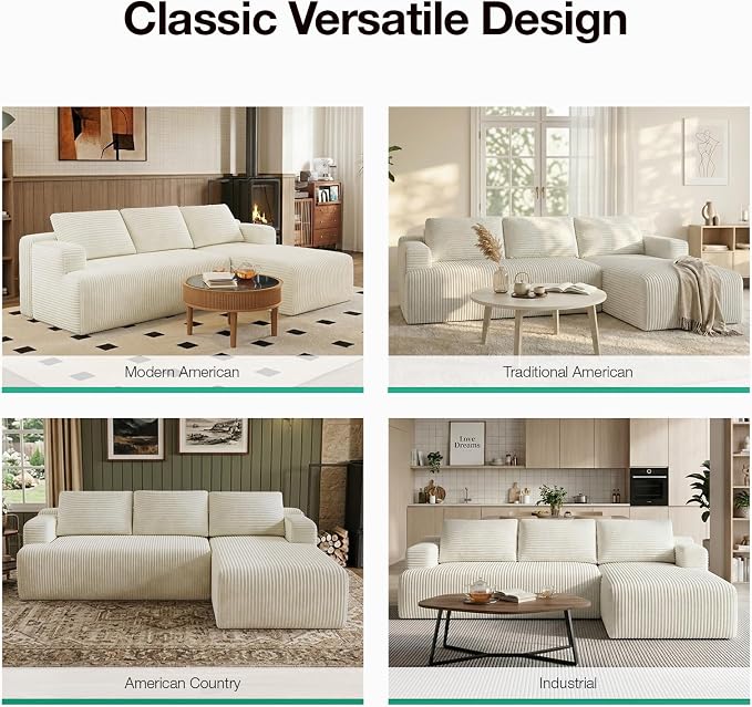 Novilla L-Shape Sectional Couches - Image 20