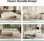 Novilla L-Shape Sectional Couches - Image 20
