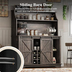 REVOMINCA 47 Inch Farmhouse Coffee Bar Cabinet - Image 4