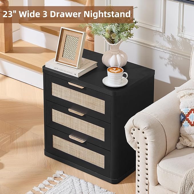 LEYAOYAO Rattan Night Stand - Image 7