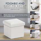 Ornavo Home Small Storage Ottoman, - Image 5