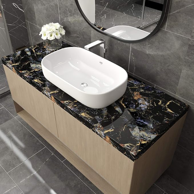 LACHEERY Sapphire Look Marble Contact Paper - Image 2