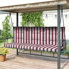 Outdoor Chair Cushion, High Back Soft Seat Pad, Indoor Outside Use, - Image 2