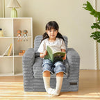 MAXYOYO Kids Bean Bag Chair, Comfy Faux Fur Bean Bag Sofa - Image 3