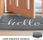 Door Mat Welcome Mat Floor Mat for Entryway, High Traffic Areas | Low Profile - Image 3