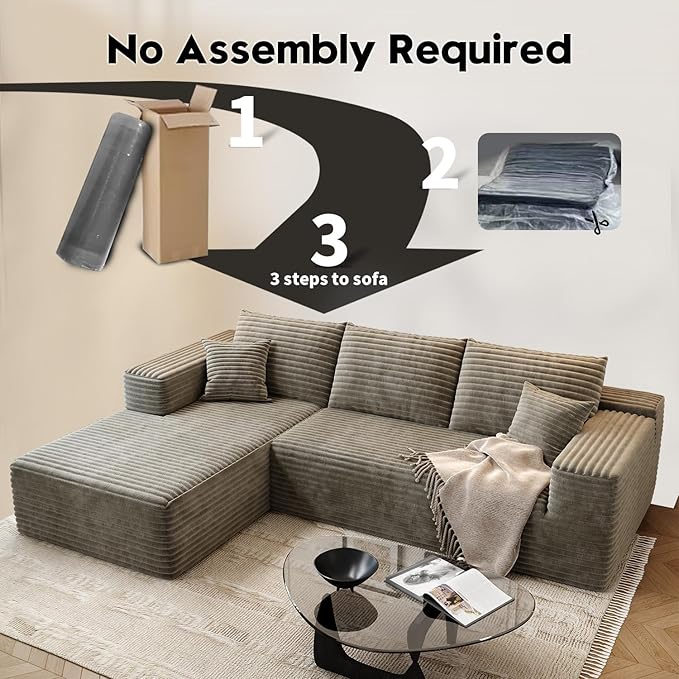 107.5" Cloud Modular Sectional Sofa Couch - Image 6